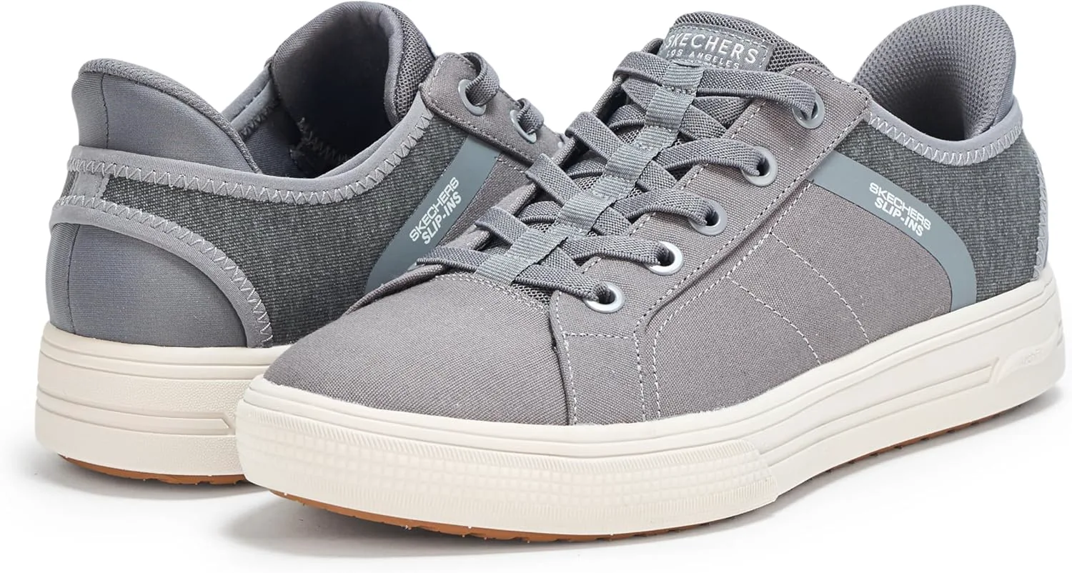 Мужские слипоны Skechers Arch Fit Arcade - Good 2 See без лишних движений, серый — фото 3