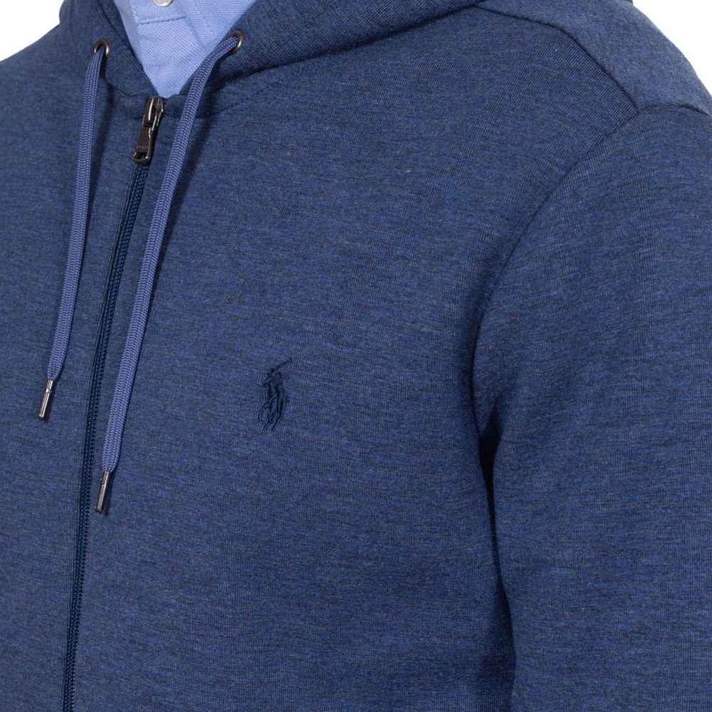 Толстовка с принтом Polo Pony Polo Ralph Lauren, Синяя — фото 4