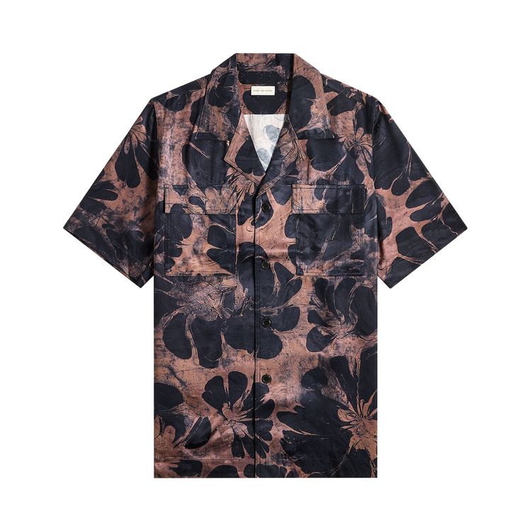 

Рубашка Dries Van Noten Cameron Shirt 'Dessin', фиолетовый