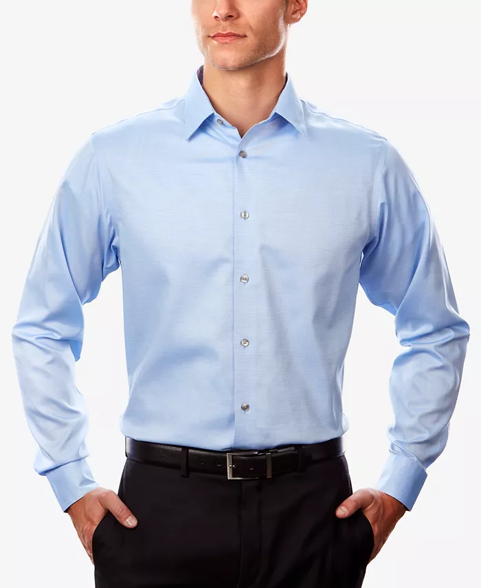 

Мужская рубашка Calvin Klein Steel+ Regular Non-Iron Stretch Performance, синий