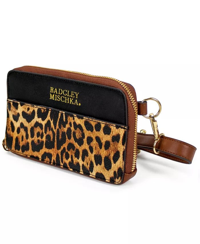 

Искусственная кожа поясная сумка-кошелек Belt Bag Badgley Mischka, мультиколор