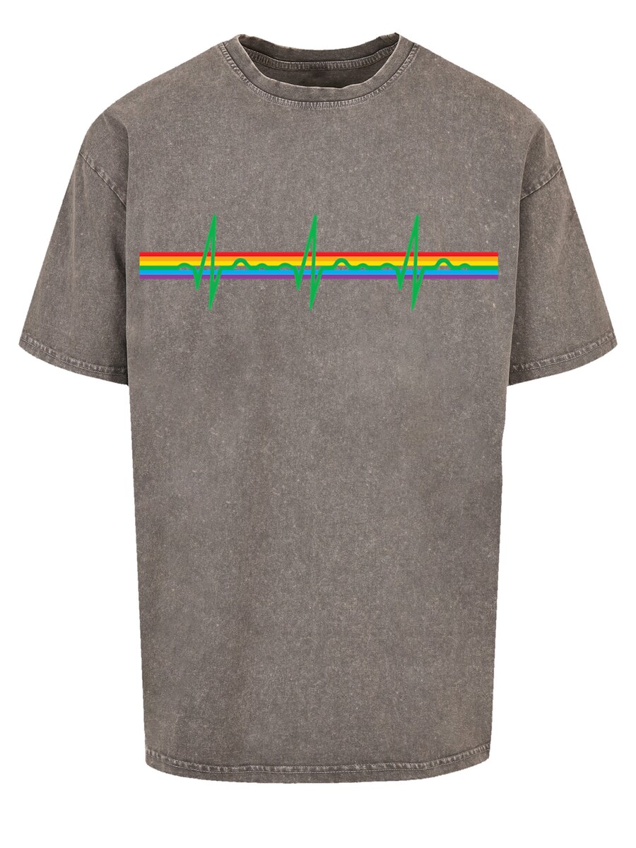 

Рубашка F4NT4STIC Pink Floyd Prism Heartbeat, темно-серый