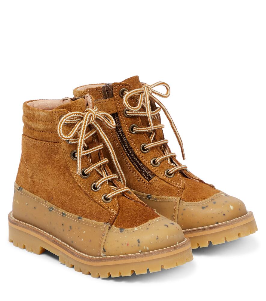 

Пятнистые замшевые ботинки до щиколотки Petit Nord, Amber Suede