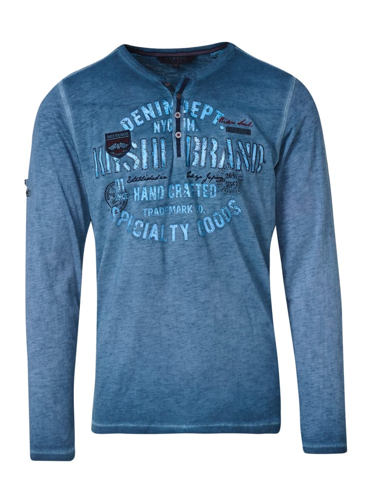 

Футболка с длинными рукавами синего цвета KOROSHI, Синий, Футболка с длинными рукавами синего цвета KOROSHI