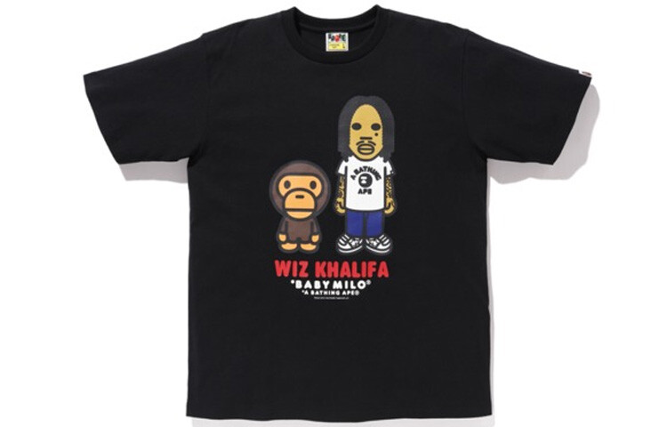 

A BATHING APE Мужская футболка, Черный