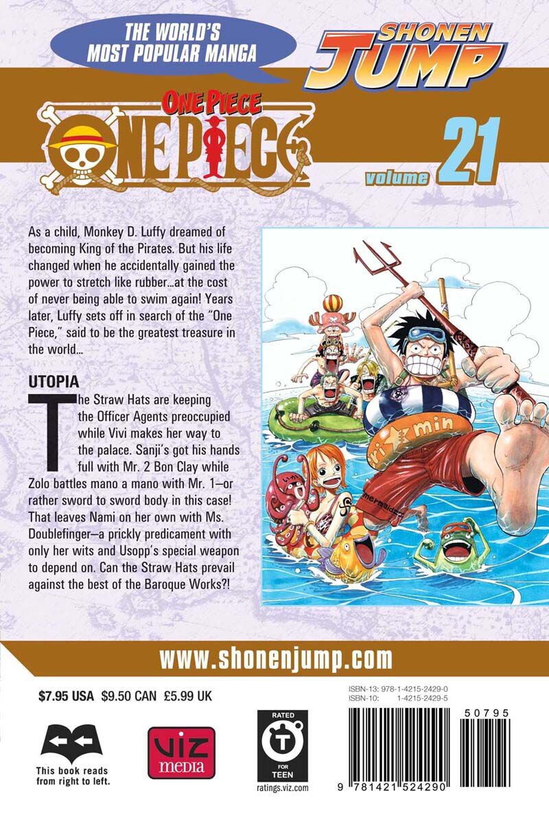

Манга One Piece Manga Volume 21