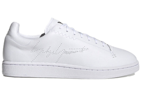 Кроссовки Adidas Y-3 Yohji Court Shoes 'White', белый — фото 2