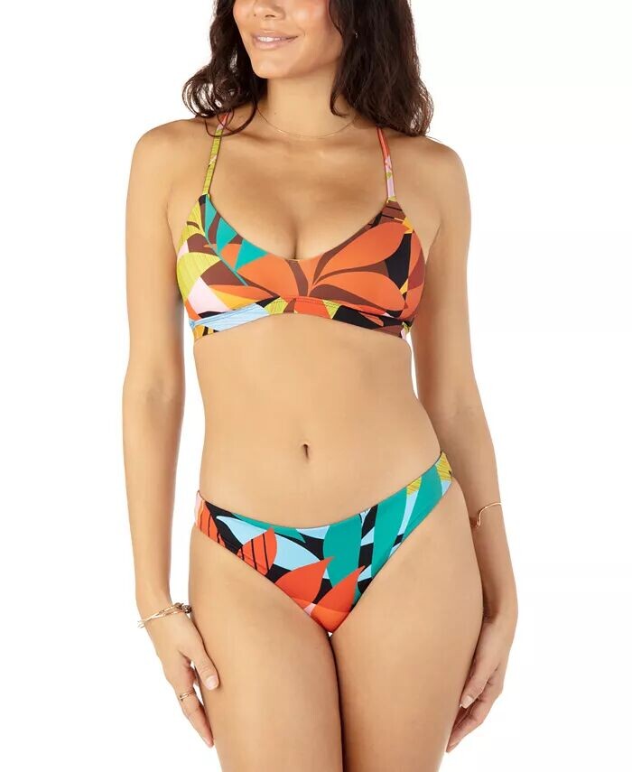 

Юниорский купальник бикини Jungle Beach и двусторонние плавки Hurley, мультиколор