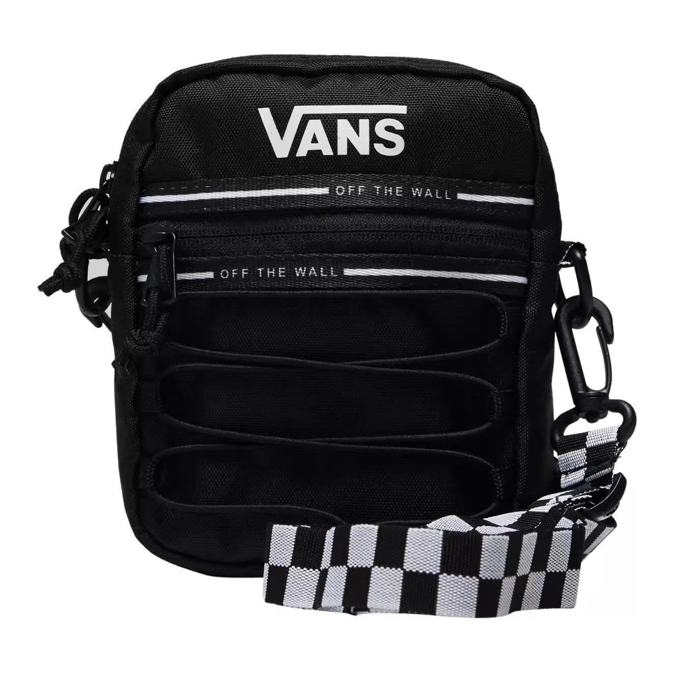 

Vans Нейлоновая с полиэстером сумка через плечо унисекс черная, Black