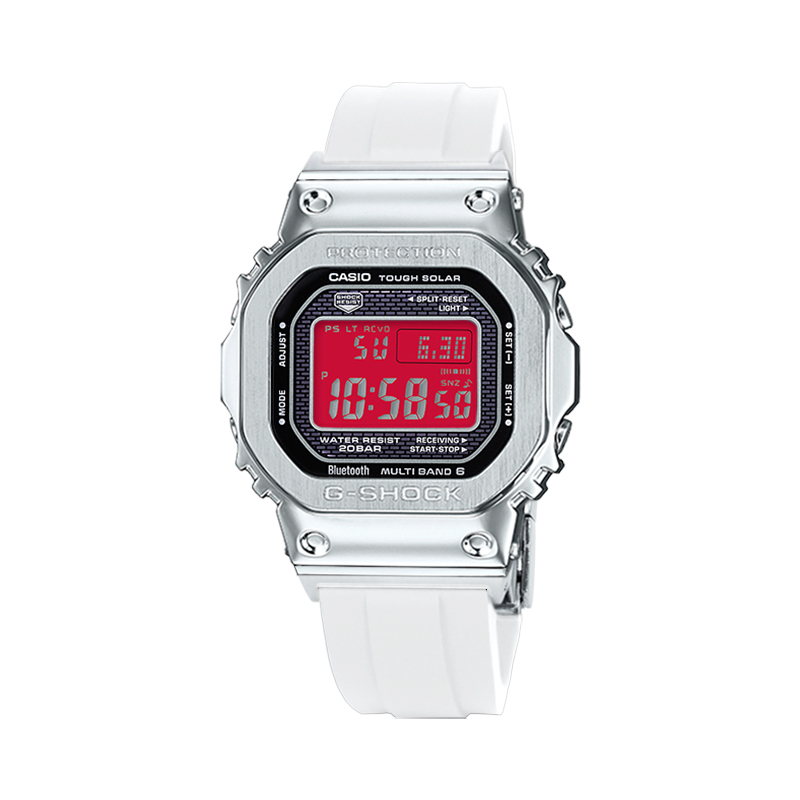 

Casio Часы Retrofit Series с солнечным механизмом, полимерным ремешком, унисекс, красный циферблат