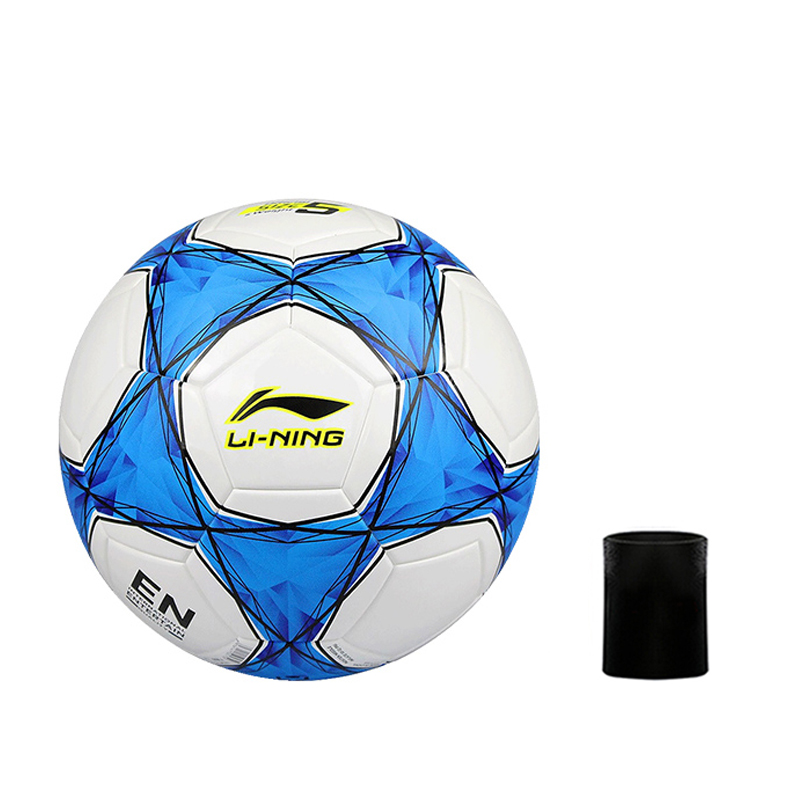 

LINING Размер 5 мяч для футбола TPU бесшовный термосварка унисекс синий белый