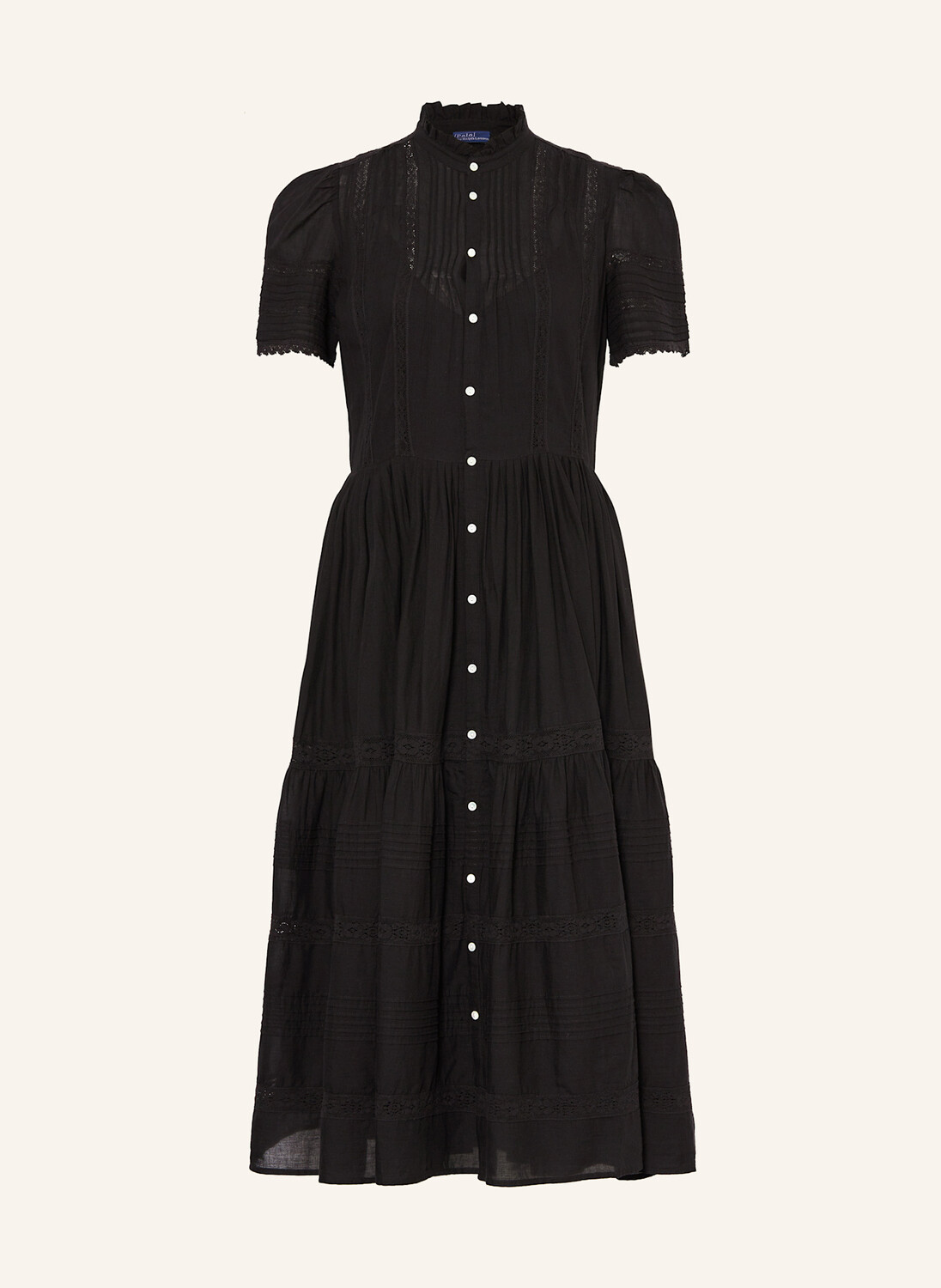 

Платье с кружевом Polo Ralph Lauren, черный