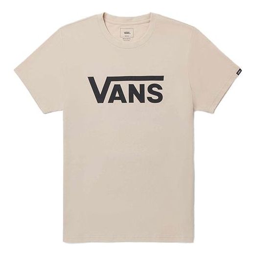

Футболка Vans Logo Printing Sports Round Neck Short Sleeve Couple Style VN0A4MM62N1, желто-коричневый