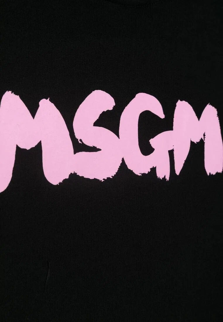 Худи детское, хлопок, белый Msgm — фото 2