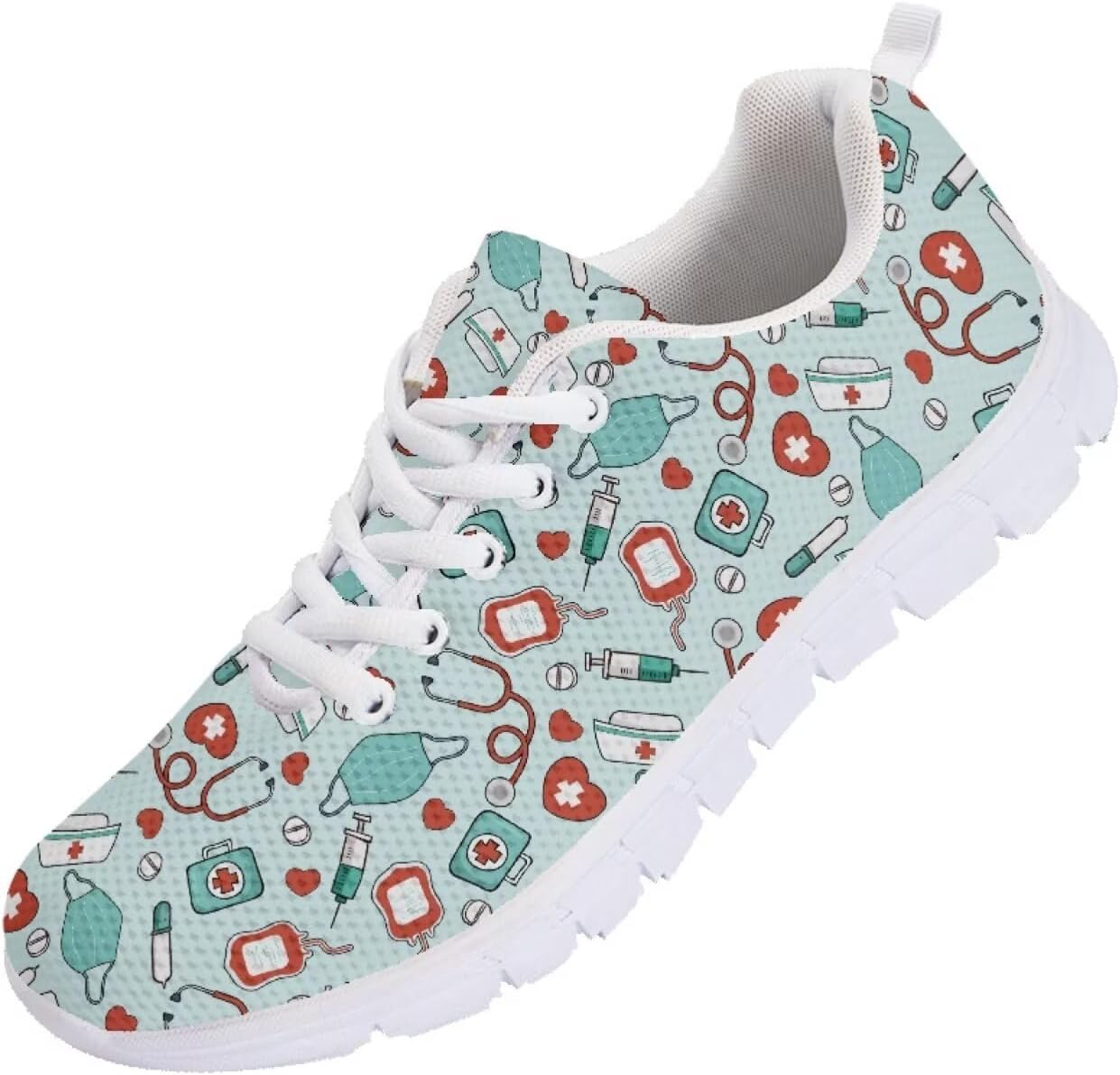 

Мужские кроссовки Funnydude Funny Print для бега, осенние, легкие, дышащие, повседневные теннисные кроссовки, Medical