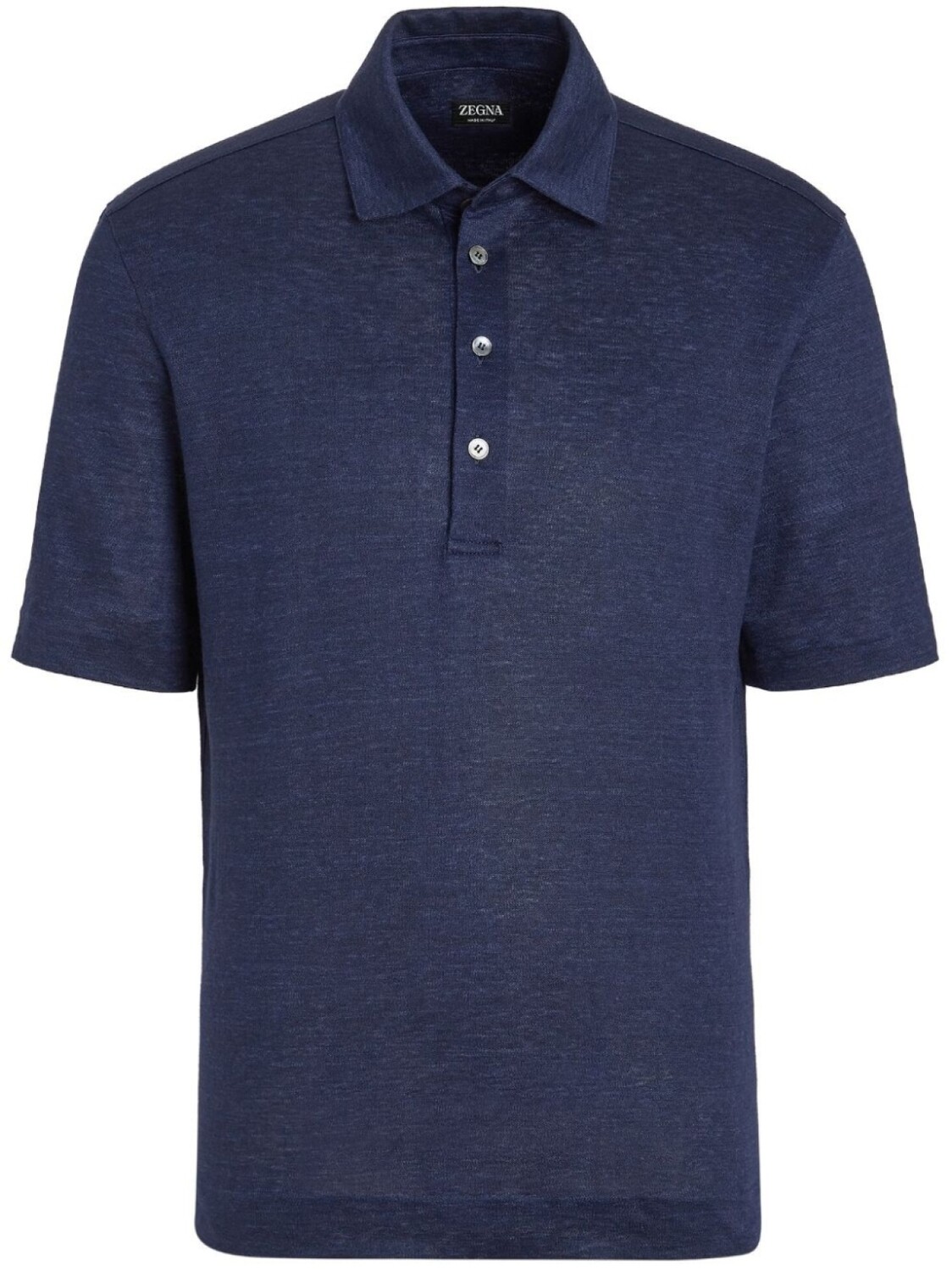 

Zegna льняная рубашка поло, синий