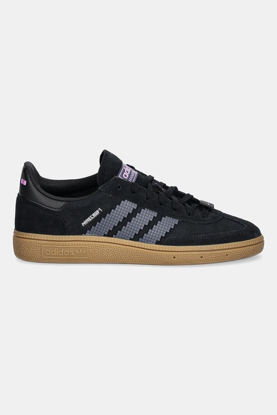 Детские замшевые кроссовки Handball Spezial Adidas Originals, черный — фото 2