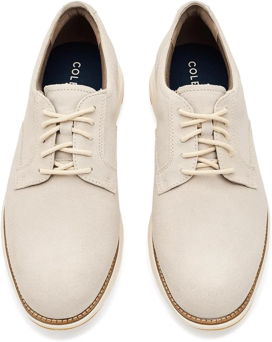 Туфли Cole Haan Grand Men's Crosscourt Baseline Trainers, Angora Suede Ivory — фото 3
