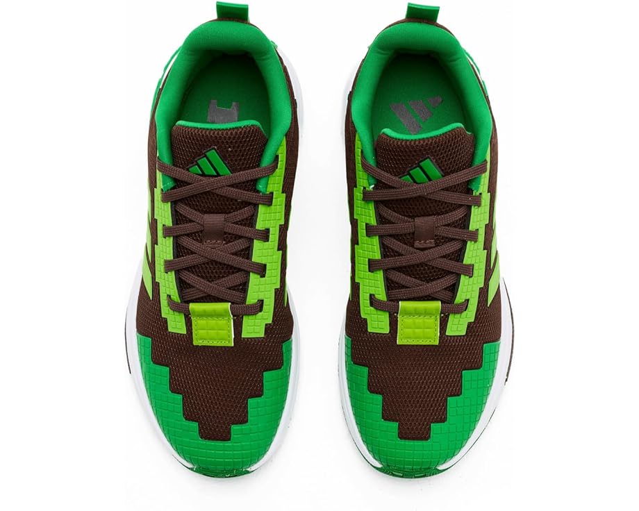Детские кроссовки Adidas Kids X Minecraft Pro, Auburn/Semi Solar Green/White — фото 2