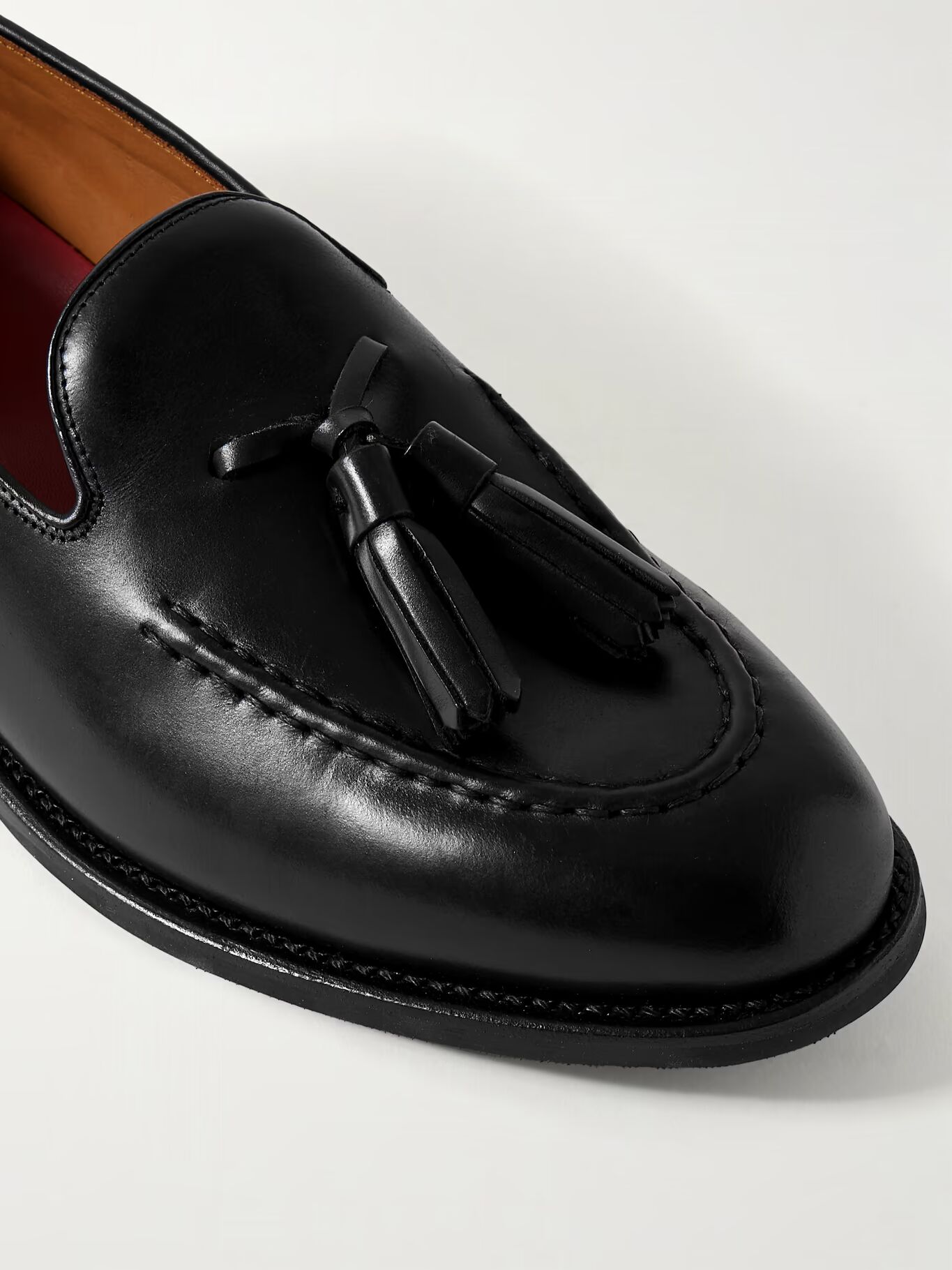 

Кожаные мокасины Merle с кисточками GRENSON, черный