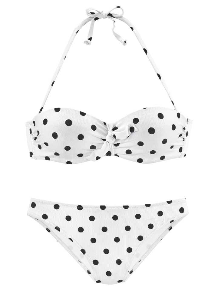

Верх бикини LASCANA Top, цвет weiß-schwarz
