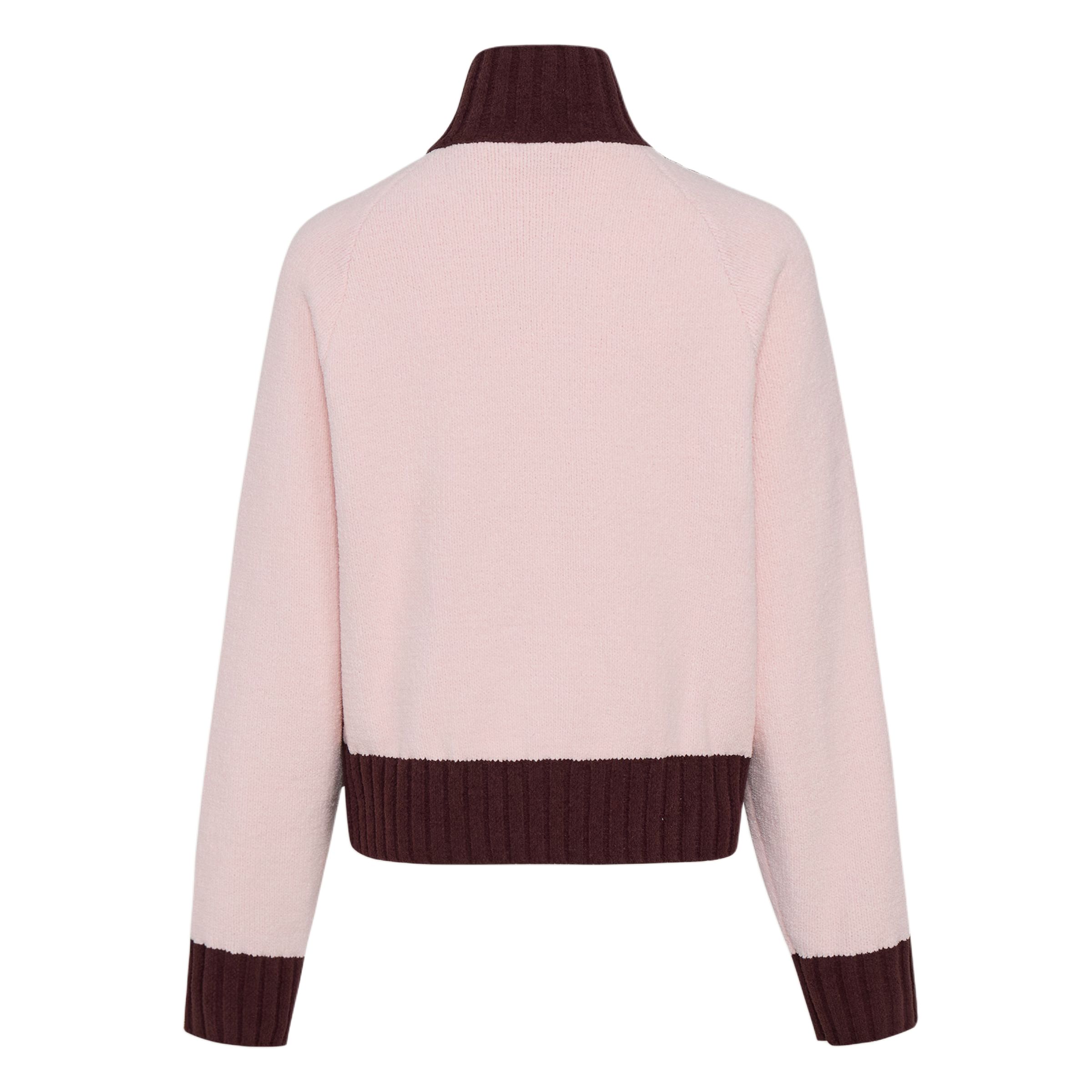 Куртка Track W KNIT TOP Adidas Originals, светло розовый — фото 3