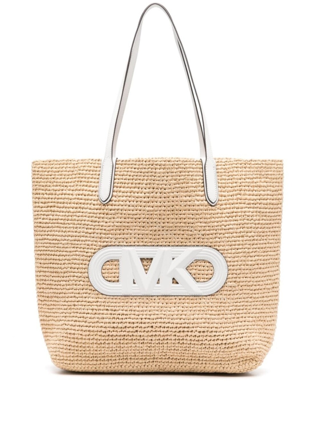 

Большая плетеная сумка-тоут Eliza Michael Kors, бежевый
