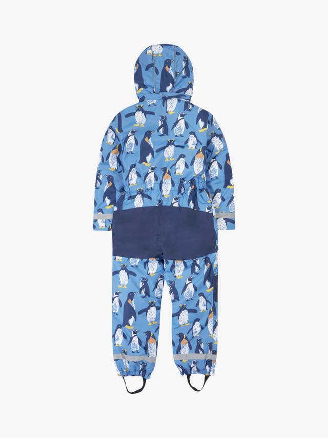 Детский универсальный водонепроницаемый плащ для любой погоды Frugi, Penguin Waddle — фото 2