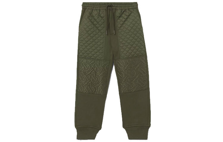 

Детские трикотажные спортивные штаны Burberry, цвет Green