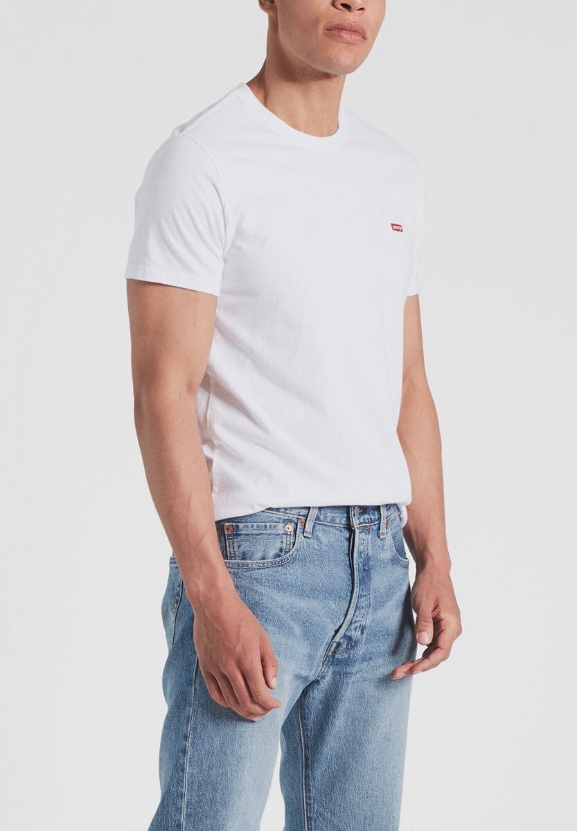 

Футболка однотонная мужская Levi's, белый