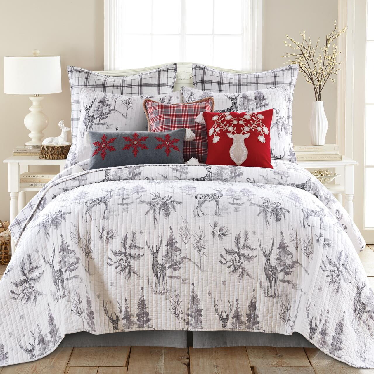 

Одеяло Villa Lugano Sleigh Bells Grey Levtex Home