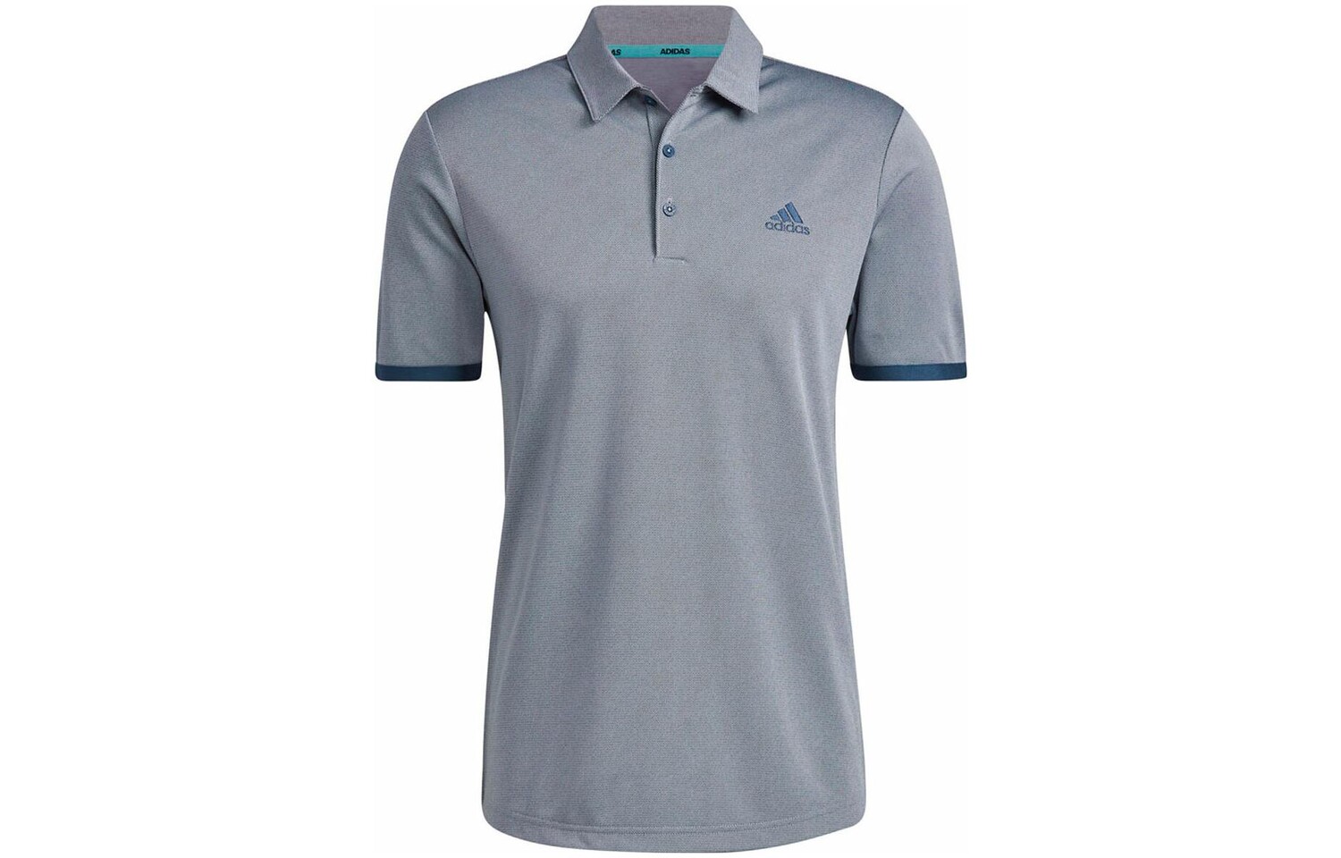 

Рубашка поло мужская белая темно-синяя Adidas, белый