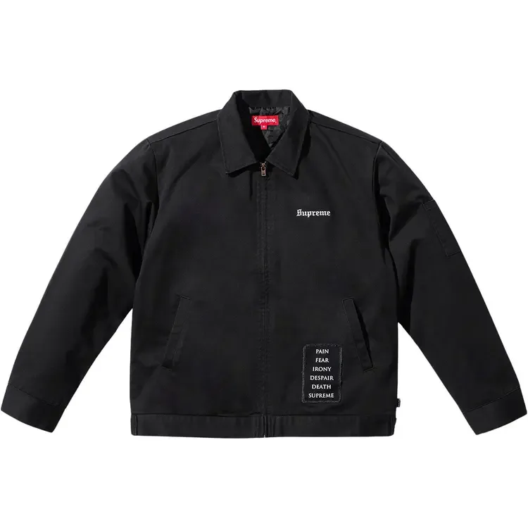 Рабочая куртка Supreme x The Crow, цвет «черный»