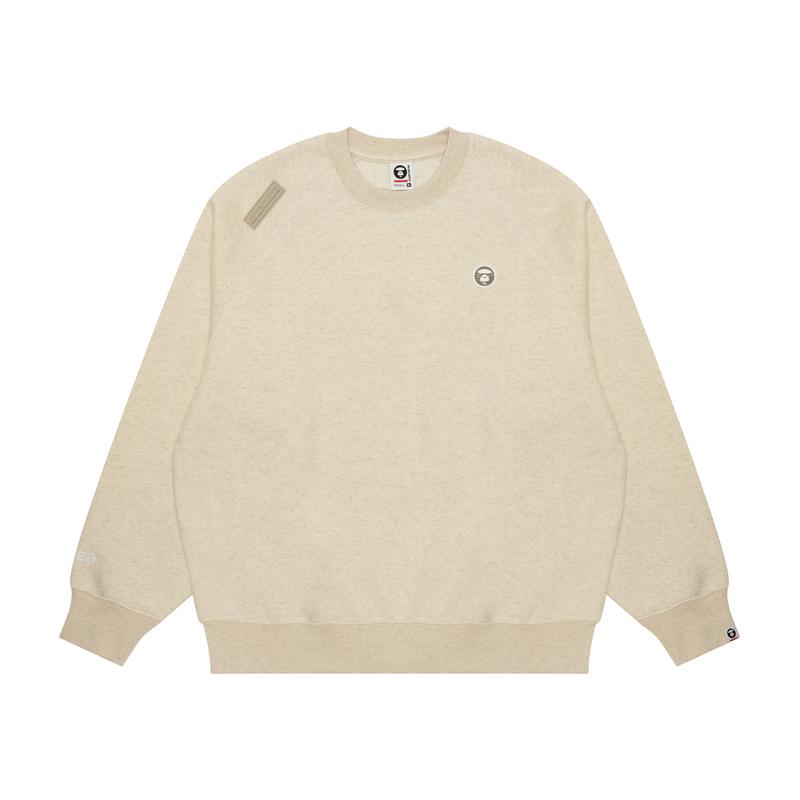 

Толстовка с логотипом A Bathing APE и круглым вырезом Aape, светло-коричневый