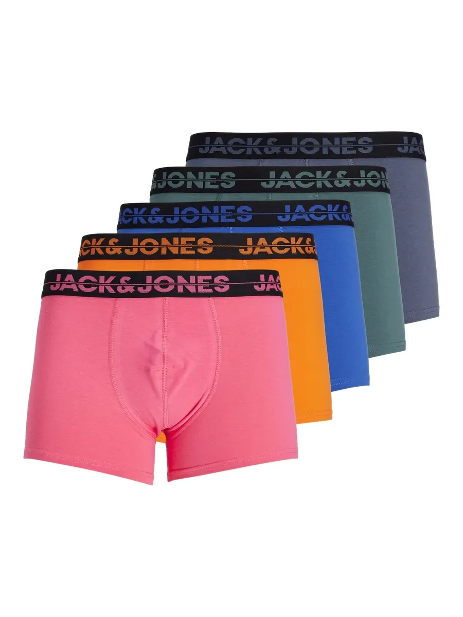 

Трусы-боксеры Jack & Jones "JACSETH SOLID TRUNKS 5 PACK" (упаковка, 5 шт.), цвет Victoria Blue