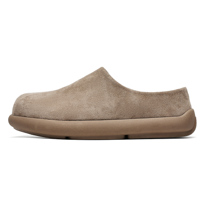 

V05 Закрытые тапочки унисекс серые без подкладки, цвет Gray, Unlined Shoes[Men's]