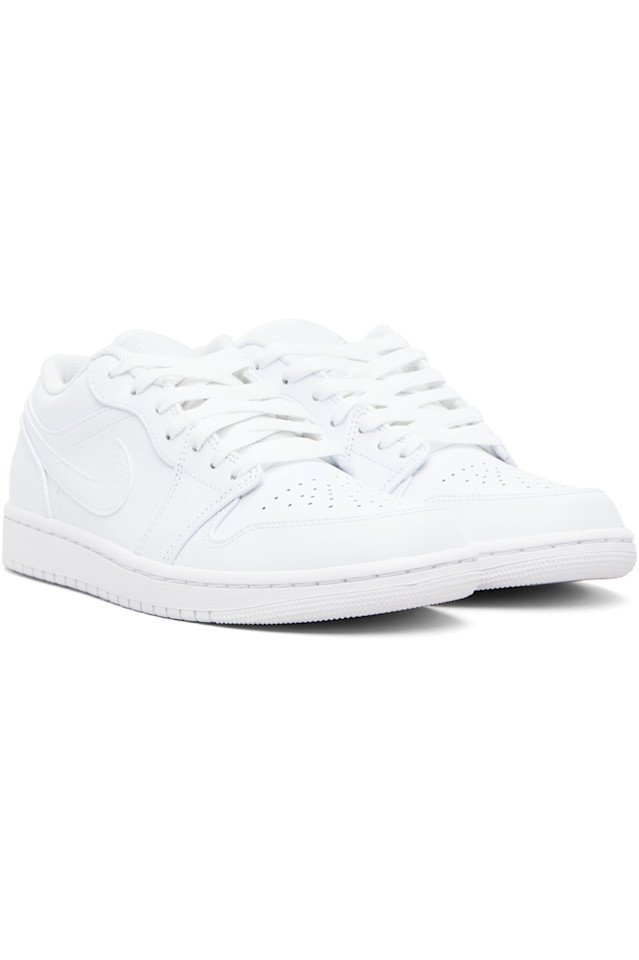 Nike Jordan Белые кроссовки Air Jordan 1 — фото 4