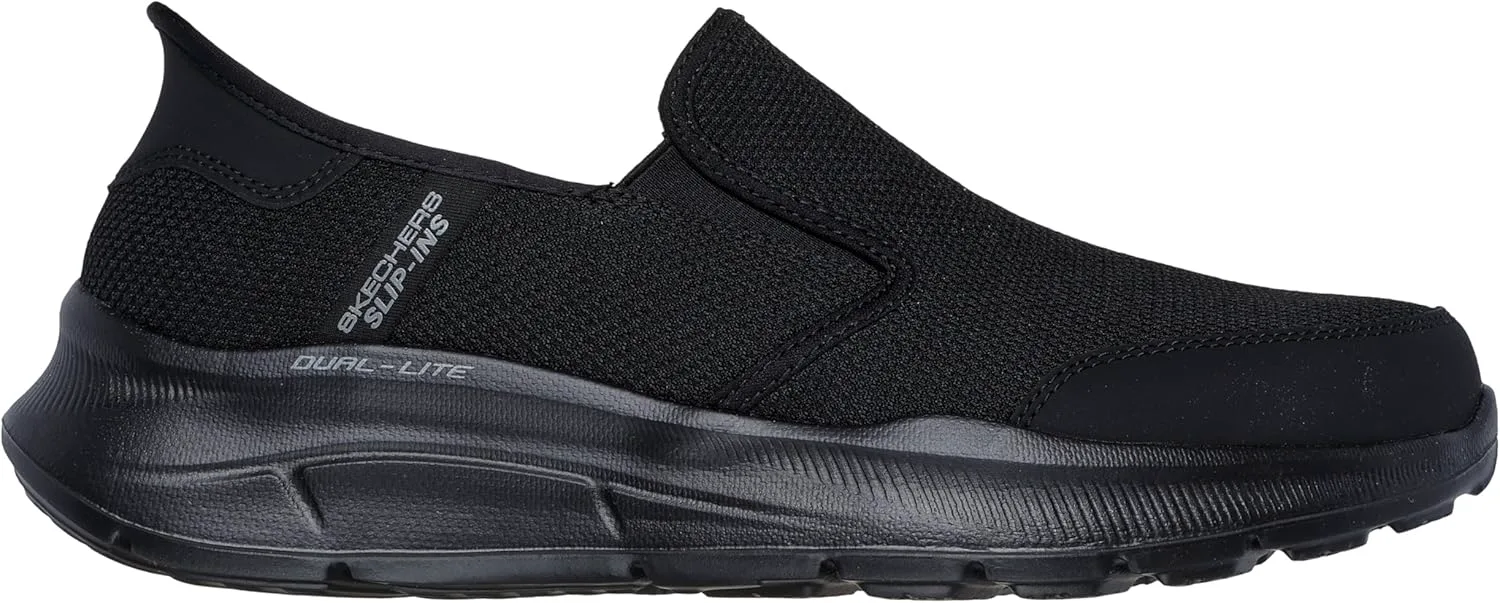 Мужские кроссовки Skechers Relaxed Fit Equalizer 5.0 без шнурков, черный — фото 3