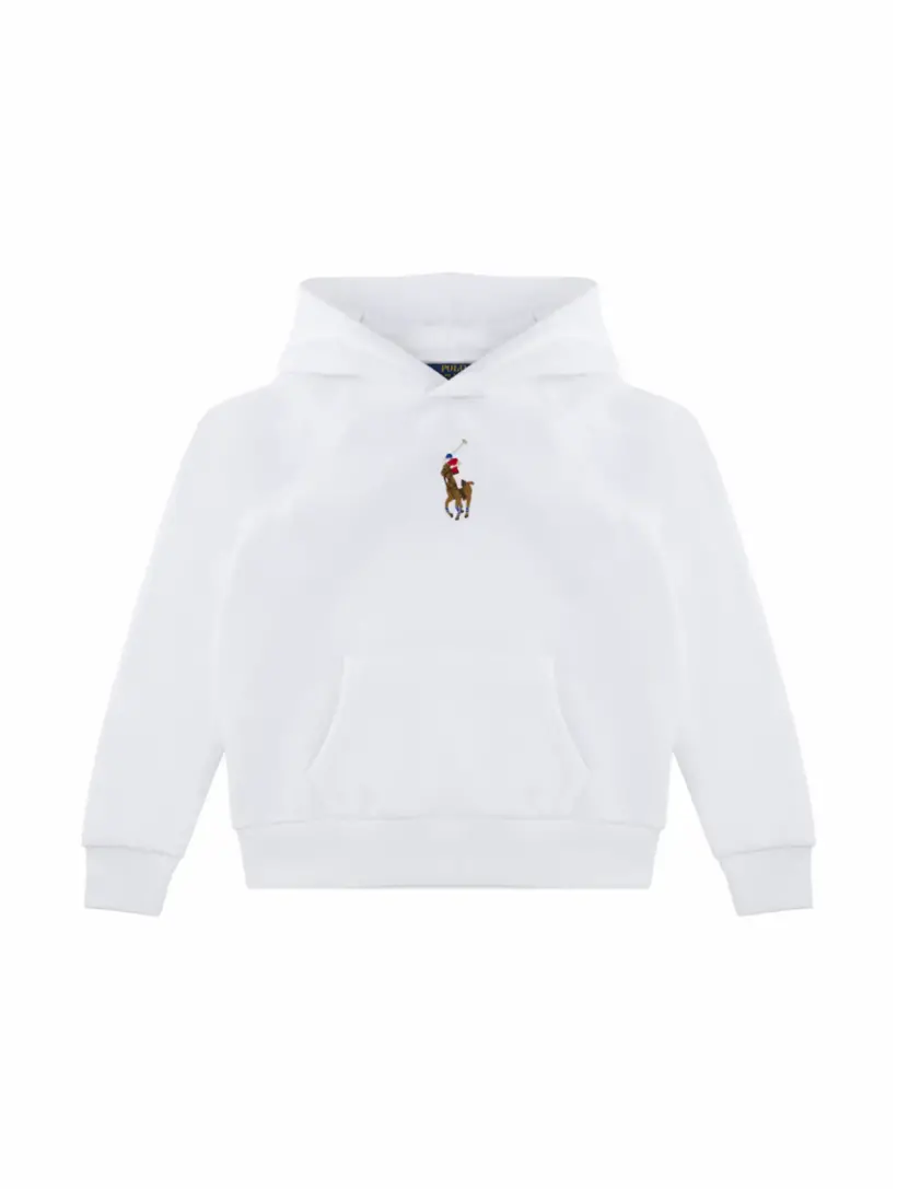 

Хлопковое худи с логотипом Ralph Lauren, белый