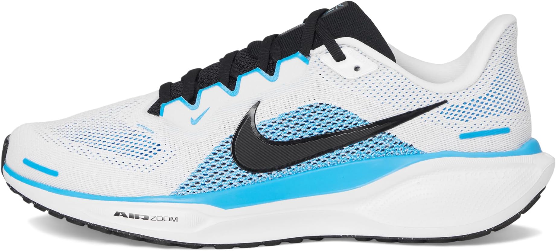 Кроссовки Nike Men's Pegasus 41, White/Black/Blue Hero — фото 4