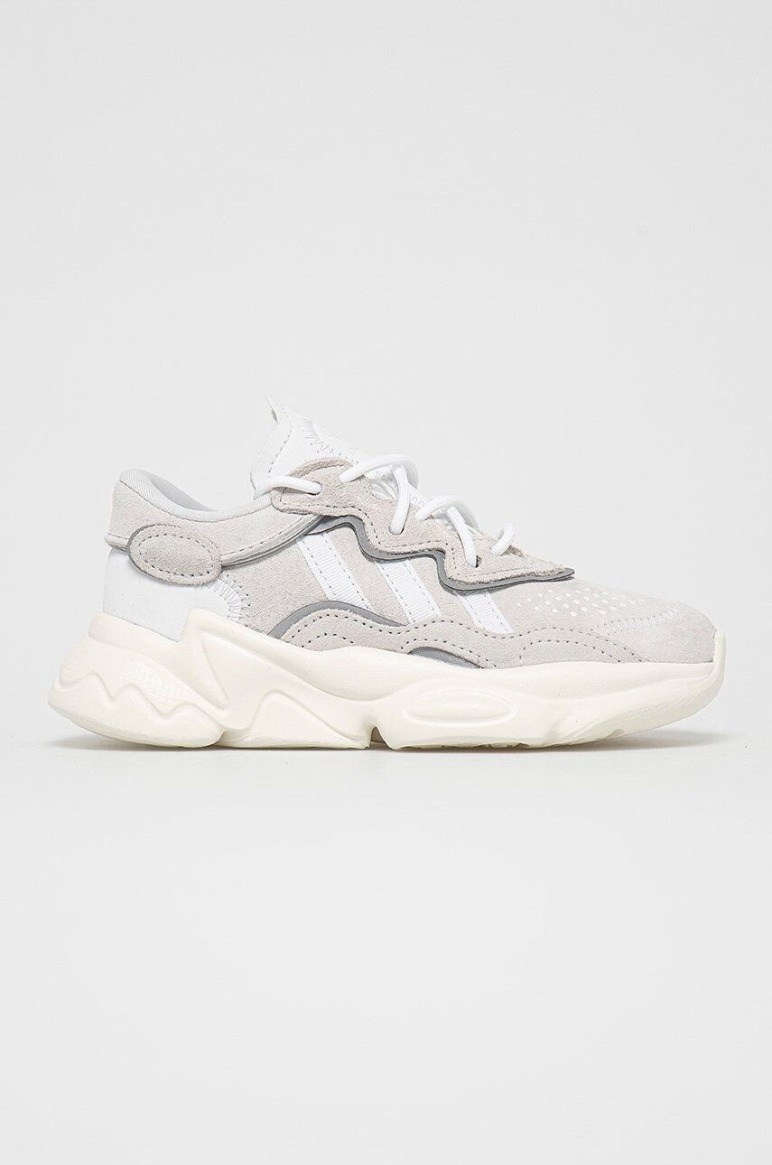 

Кожаные кроссовки adidas Originals OZWEEGO, серый