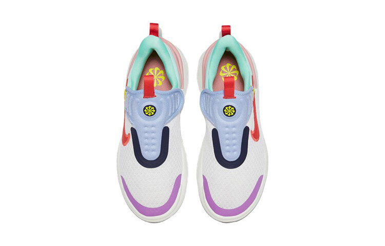 Кроссовки E-Series 1.0 Kids для бега, для начальной школы Nike, цвет Peak White / Trail Red / Rising Emerald Green / Ecstatic Cobalt Blue — фото 4