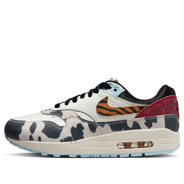Кроссовки air max 1 '87 'great indoors tiger swoosh cow print' Nike, мультиколор