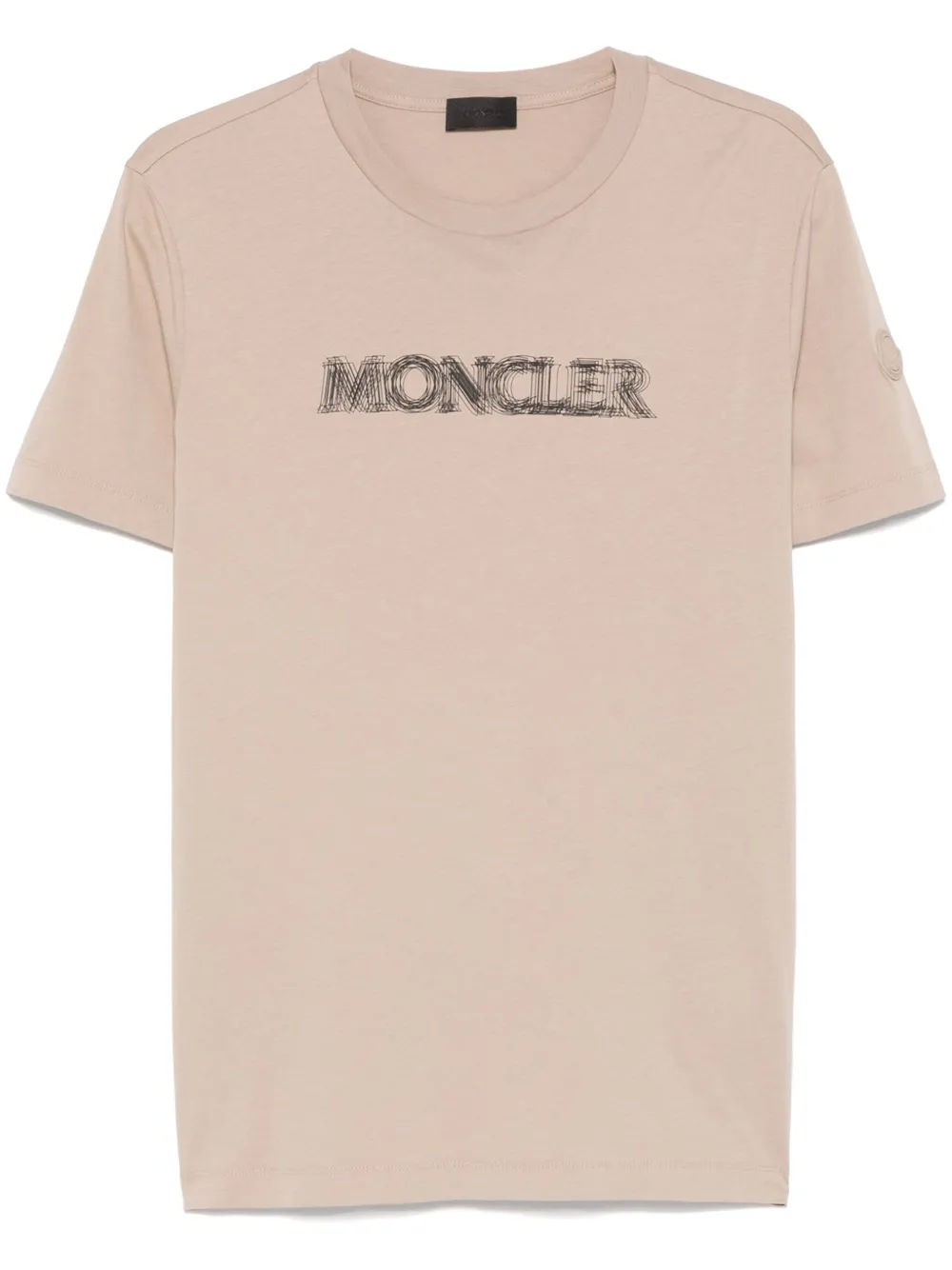 

Футболка с короткими рукавами MONCLER, нейтральный
