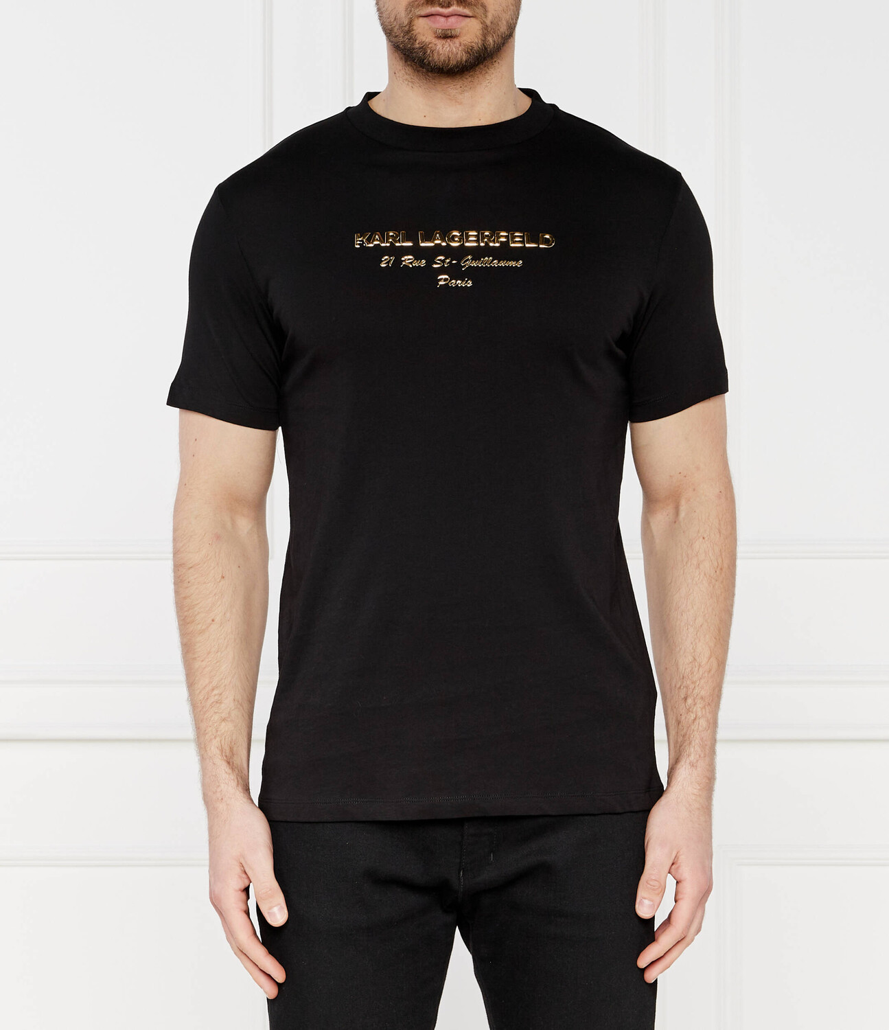 

Футболка Karl Lagerfeld Regular Fit, черный