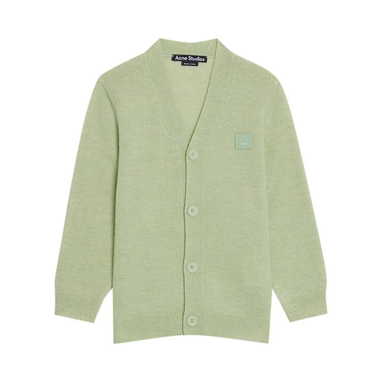 

Кардиган Acne Studios Kids Wool Cardigan Pale Green Melange, зеленый