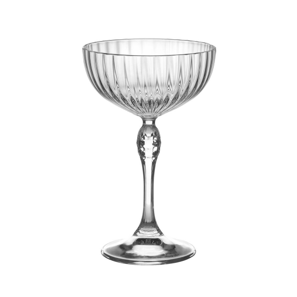 

Бокал для коктейля Bormioli Rocco America 20s, чаша для коктейля, 9,8 см, 220 мл, хрустальный бокал, прозрачный, 6 шт. в упаковке