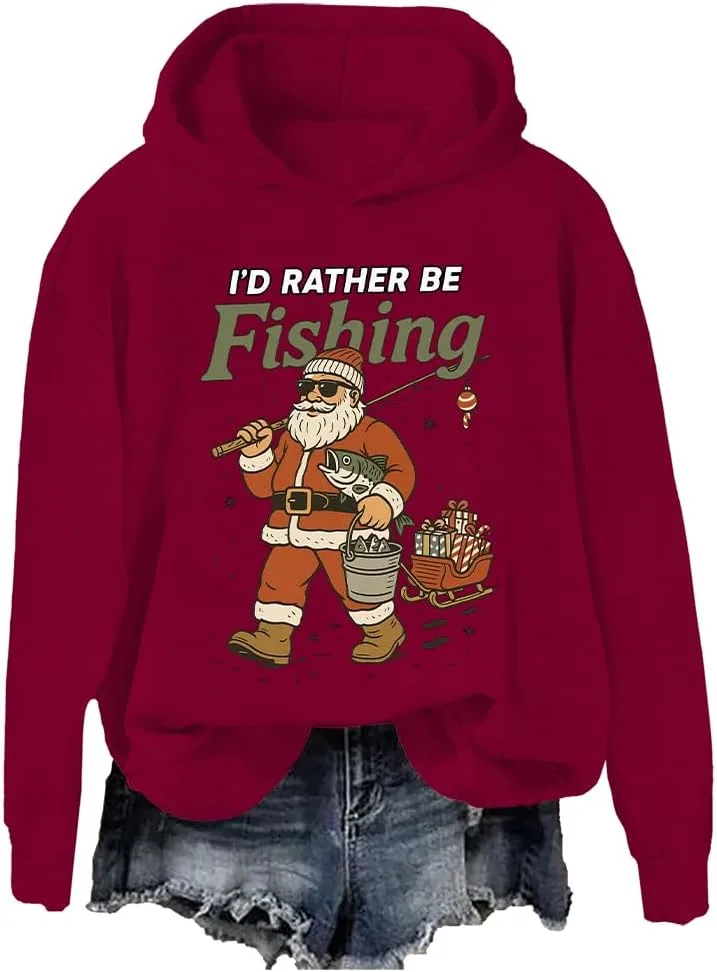 

Толстовка с принтом "I'd Rather Be Fishing" Cynvor