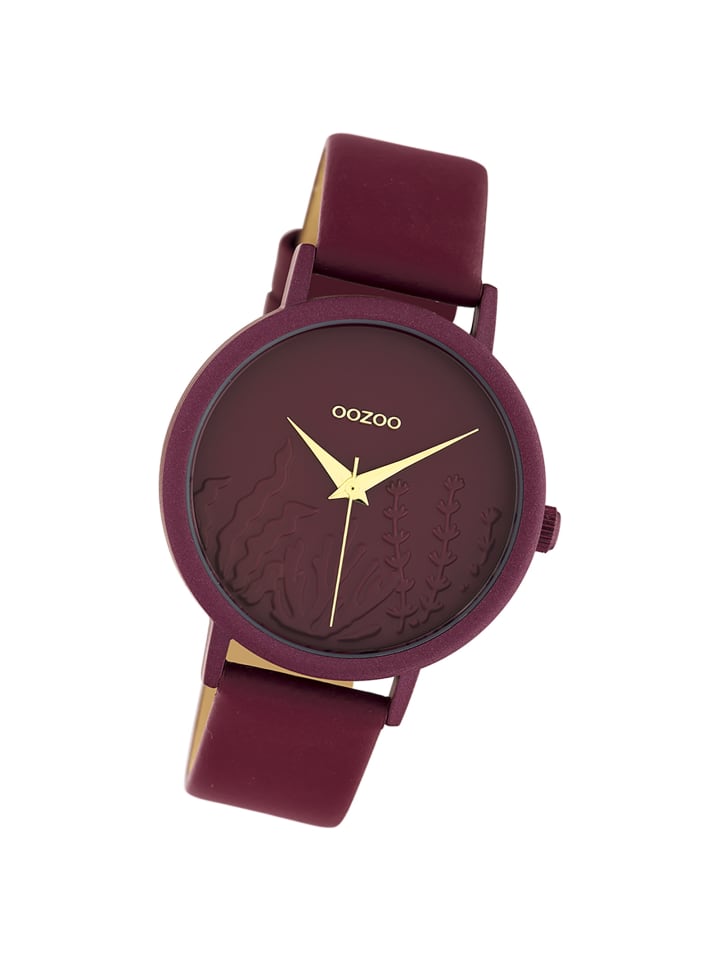 

Аналоговые наручные часы Oozoo Timepieces, фиолетово-пурпурные, средний размер (примерно 35 мм)