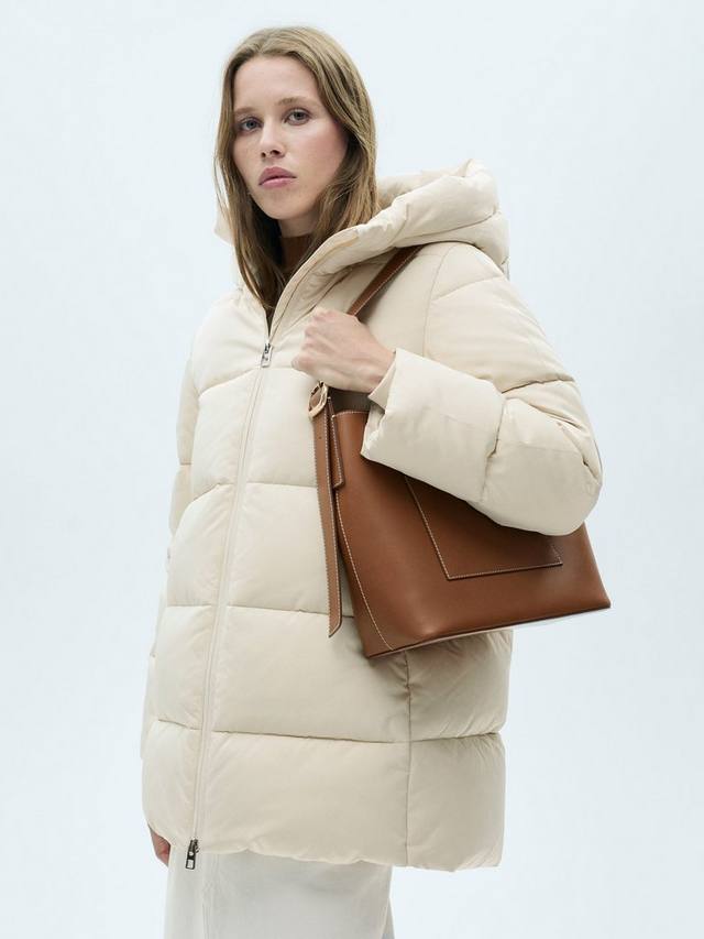 

Токийское стеганое пальто Mango, белый